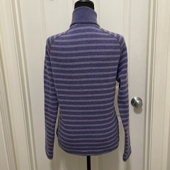 MOUNTAIN HARDWEAR Wool Blend Fleece-Lined Turtleneck Sweater Women's Medium - Picture 3 of 8